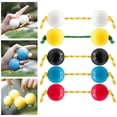 thumbnail image 3 of 1 Paire de Shakers Africains Asalato Hochet Percussion Rythmique Instrument à Billes pour les Doigts, 3 of 6