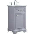 thumbnail image 4 of 19 in. Single Bathroom Vanity set in light grey, 4 of 18