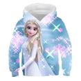 thumbnail image 1 of Frozen 2 sudaderas con capucha niñas Elsa princesa moda manga larga sudaderas primavera y otoño dibujos animados Casual con capucha Tops 1-14 años Old12M Gao Jinjia LED, 1 of 2