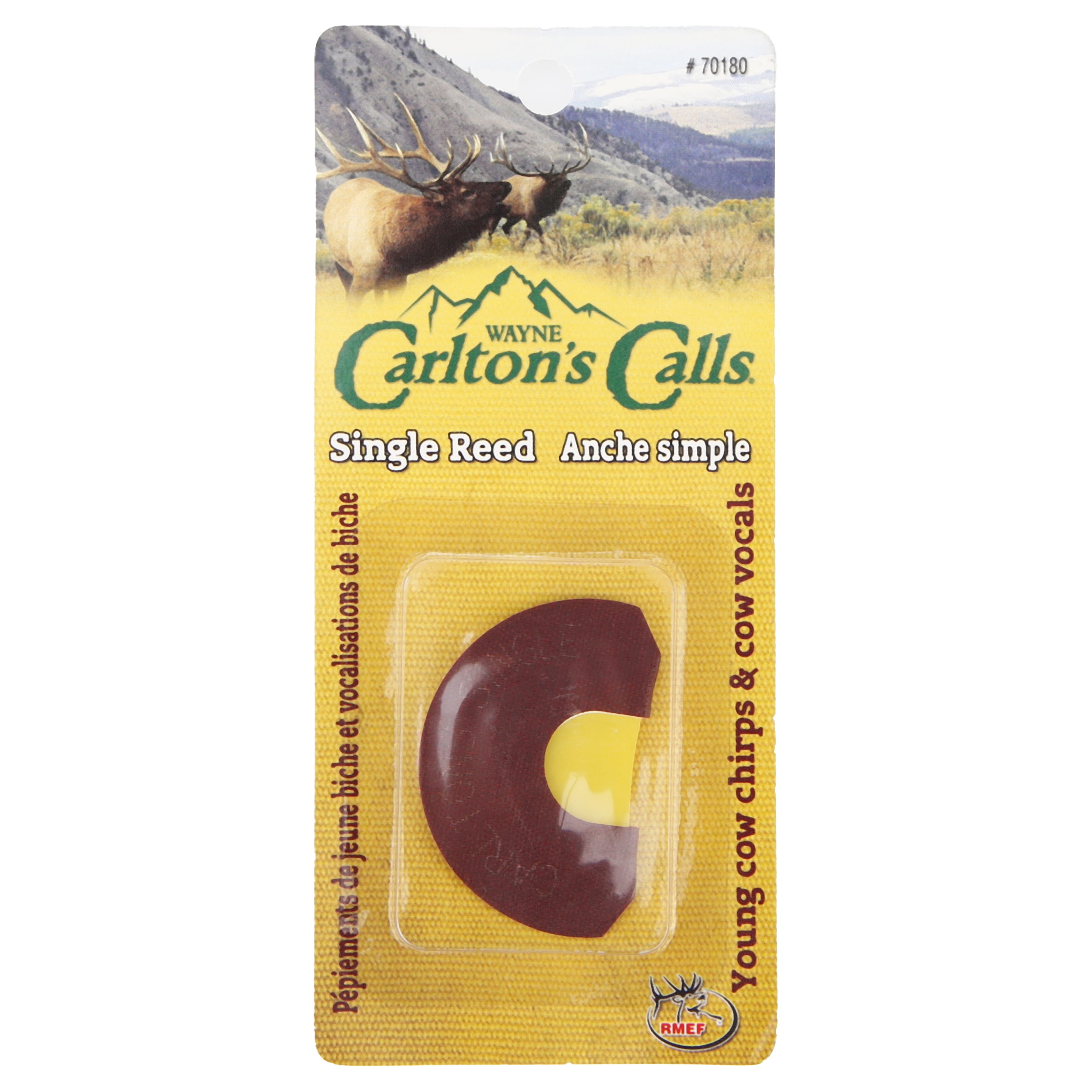 Hunters Specialties unisex-adult Carlton's Calls Single Reed Elk Diaphragm Call, Multi (HS-WCC-70180)
