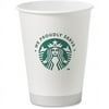 Starbucks 12oz Hot Cups, White, 1000 / Carton (Quantity)