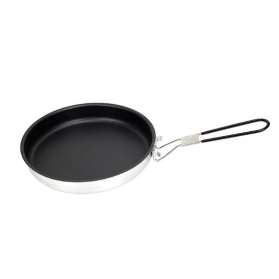 GRIMPEX Portable Aluminum Alloy Folding Pan Nonstick Camping Cookware Skillet