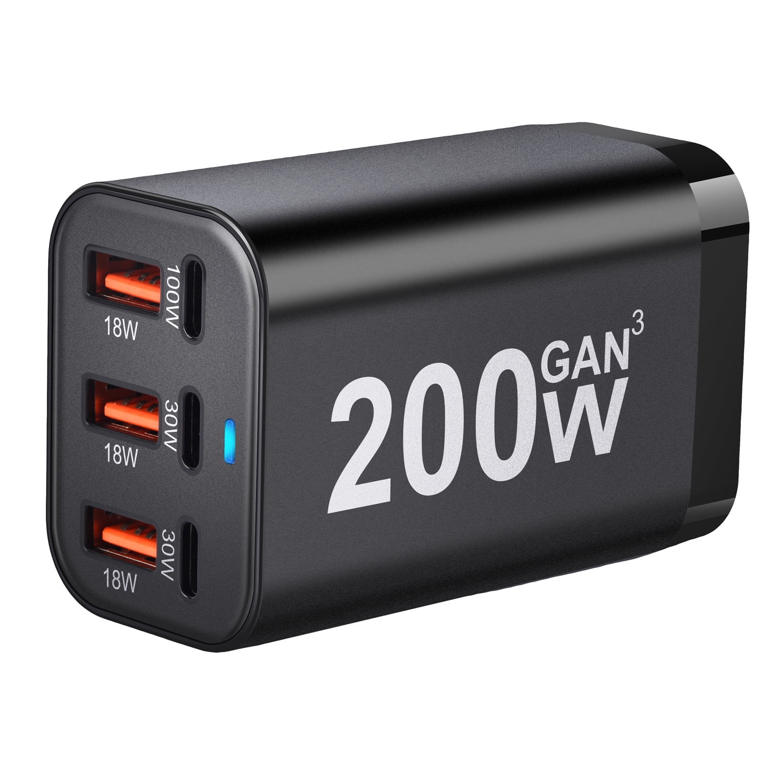 USB C Fast 200W 6-Port Charging Fast Charger Power Adapter ,Fast Charging Devices