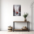 thumbnail image 2 of ZHONGYUTONG Paris Canvas Wall Art Red Umbrella Pictures Black and White Eiffel Tower Painting Couple Artwork for Bedroom Decor Framed (12.00" x 18.00"), 2 of 5
