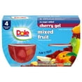 thumbnail image 3 of (4 pack) Dole Fruit Bowls No Sugar Added Mixed Fruit in Cherry Gel, 4.3 oz Cups (4 Pack), 3 of 12