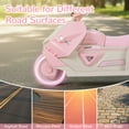 thumbnail image 3 of Pirecart Kids Motorcycle, 6V Battery-Powered Rideable Toy with Realistic Sounds, Music & LED Headlight, Toddler Electric Motorcycle for Kids 3+, Gift for Boys Girls, Pink, 3 of 10