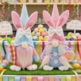 thumbnail image 2 of 2PCS Easter Gnomes Decorations for Home 9.8",Large Spring Handmade Bunny Drawf Stuffed Toy Faceless Doll Gift for Indoor Tabletop Tray Festival Decor Home Office Ornament Easter Basket Fillers, 2 of 10