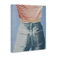 thumbnail image 2 of Stupell Industries Art Deco Favorite Jeans Vintage Canvas Art, 16 x 20, by Victoria Barnes, 2 of 8