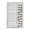 White 1PCS, variant on Blank Planning Checklist List To Do List Memo Board Detachable Message Board Plastic Checklist Reusable Chore List Slider Personal Calendar Planner