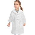 thumbnail image 3 of Bata de laboratorio científico para niños, disfraz de médico blanco para niños, para proyectos de ciencias escolares, bata de laboratorio para niños pequeños, ropa de médico y enfermera para niños, 3 of 6
