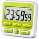 thumbnail image 1 of Temporizador de cocina digital de cuenta regresiva: reloj temporizador magnético de cuenta regresiva para cocinar, hornear, gimnasio, estudiantes, 1 of 6