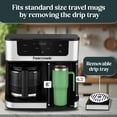 thumbnail image 3 of Pantrymade Dual Brew Coffee Maker | 12 Cup Glass Carafe & Single Serve K-Cup Combo | Programmable Touchscreen Coffee Machine for Ground Coffee or Pods, 3 of 8