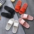 thumbnail image 3 of Bathroom Slippers Quick Drying - Hollow Simple Shower Slides Household Sandals, 3 of 10