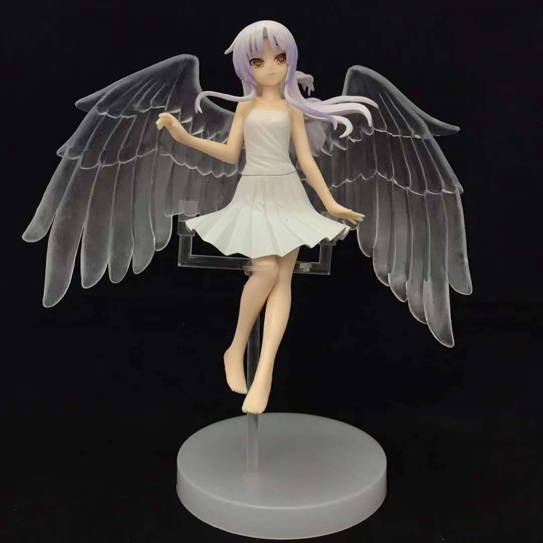 New Angel Beats! Figure, Standing Angel Wings Tachibana Kanade Action Figures 15cm/5.9inch PVC Character Figurine Model Collectible Handicrafts for Anime Fans Gift