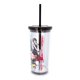 thumbnail image 3 of Vaso frío de plástico Silver Buffalo Spy X Family Trio con tapa resistente a fugas y pajita reutilizable | Vaso de viaje para bebidas y bebidas | Capacidad de 20 onzas, 3 of 8