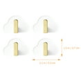 thumbnail image 2 of IDEANATEGRATE 4Ud Para Colgar En Pared Sin Taladro Con De Nube Y Material ABS, 2 of 8