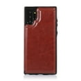 thumbnail image 5 of For Samsung Galaxy Note 10 Plus Wallet Case with Card Holder, Premium PU Leather Kickstand Credit Card Slots Case,[RFID Blocking] Double Magnetic Clasp Back Flip Durable Shockproof Cover, Brown, 5 of 7