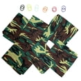 thumbnail image 1 of DIY Face Mask Kit- 6 bandanas + 12 Pony Tail Holders - Make 6 Masks (Camo), 1 of 3