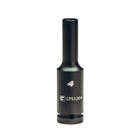 UPC: 0886352512046 | Capri Tools 4 mm Deep Impact Socket 1/4-Inch Drive 6-Point Metric