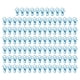 thumbnail image 1 of 100 clips de carpeta con forma de estrella para estudiantes, bonitos dibujos animados, fuerte fuerza de sujeción, abrazaderas de papel de metal resistentes para billetes de cuenta, color azul, 1 of 14
