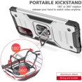 thumbnail image 3 of Anqrp Galaxy S20 FE 5G Case, Military Grade Shockproof Protective Phone Case 360° Free Rotatable Metal Kickstand Phone, 3 of 5