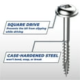 thumbnail image 5 of Kreg SML-F125-5000 Zinc Pocket Screws, 1 1/4 Inch, #7 Fine Thread, Maxi-Loc Head (5000 Count), 5 of 5