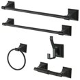 thumbnail image 1 of Monarch Collection 5-piece Towel Bar Bath Hardware Set, Oil Rubbed Bronze, 1 of 1