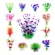 thumbnail image 1 of Plantas acuáticas artificiales 13 piezas pequeñas plantas de acuario peces artificiales, 1 of 7