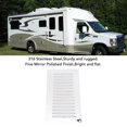 thumbnail image 3 of Marine Ventilation Louver, Rectangular Shape Air Grill Cover 316 Stainless Steel Rugged 2PCS  for RVs, 3 of 7