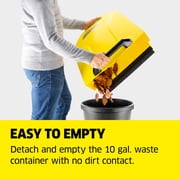 Karcher S 6 Twin, Push Sweeper, 10 Gallon, Outdoor Walk-Behind Street Sweeper