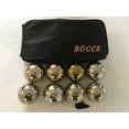 thumbnail image 2 of BuyBocceBalls New Listing - 73mm Metal Bocce/Petanque Set with 8 Goldr Balls and Black Bag, 2 of 3