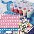 thumbnail image 4 of Juego de etiquetas adhesivas con forma de corazón, pegatinas de números de colores, pegatinas para cajas de almacenamiento con diseño de diamante B, 4 of 5