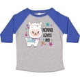 thumbnail image 3 of Inktastic Nonna Loves Me- cute and happy llama Boys or Girls Toddler T-Shirt, 3 of 5