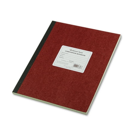 National Brand Computation Book, Quadrille Rule, 9-1/4 x 11-3/4, Green, 75 Sheets/Pad