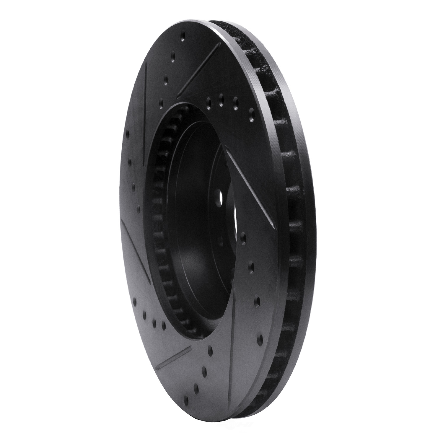 Dynamic Friction Company 633-27015R DFC Brake Rotor - Drilled And Slotted - Black
