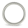 thumbnail image 6 of Auriga Fine Jewelry Titanium and Textured 6mm Band for Men Size 7.5, 6 of 6