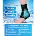 thumbnail image 3 of Flexible Reusable Gel Ankle Ice Pack Wrap for Plantar Fasciitis Relief, Moderately Compresses Pressure, Improves, 3 of 7