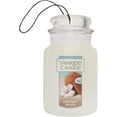 thumbnail image 3 of Yankee Candle Paper Car Jar Air Freshener for Long Lasting Fragrance for Long Lasting Fragrance, Coconut Beach, 6 Packs, 3 of 4