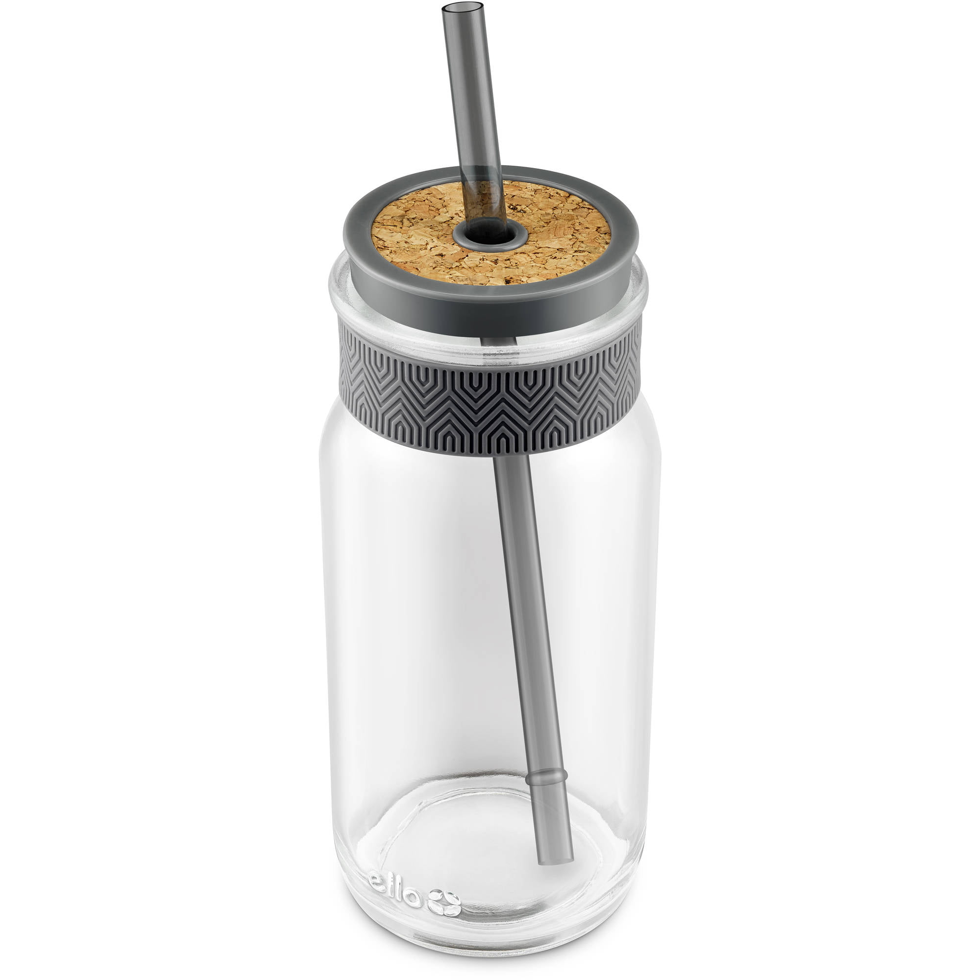 20 oz. Ello Kella BPA-Free Glass Sipper with Straw 