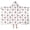 White, variant on White Cow Black Spot Bow Pattern Hooded Bath Towel,50"x30" for Ages 3 To 12 Kids, Quick Dry Lightweight Soft Microfiber Hood Beach Towel Cover Up for Kids