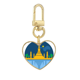 thumbnail image 1 of Llavero de metal en forma de corazón Unbranded Tailandia templo especial dorado, 1 of 3
