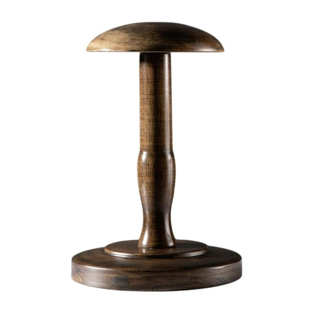 Expositor de sombreros, soporte para sombreros, expositor de joyas, antideslizante, rústico, estable, independiente Pequeño