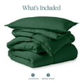 thumbnail image 7 of Bare Home Down Alternative Comforter Set - 2-Pieces - All Seasons - Twin/Twin-XL, Forest Green, 7 of 7