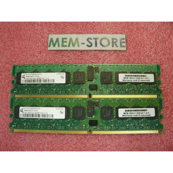MEM-7845-I1-2GB 2GB(2X1GB) Memory Cisco MCS 7845-I1 New (3rd Party)