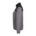 thumbnail image 6 of CORE365 CE74W Women's Venture Heathered Stripe Hybrid Jacket-BLACK/ WHITE-S, 6 of 6