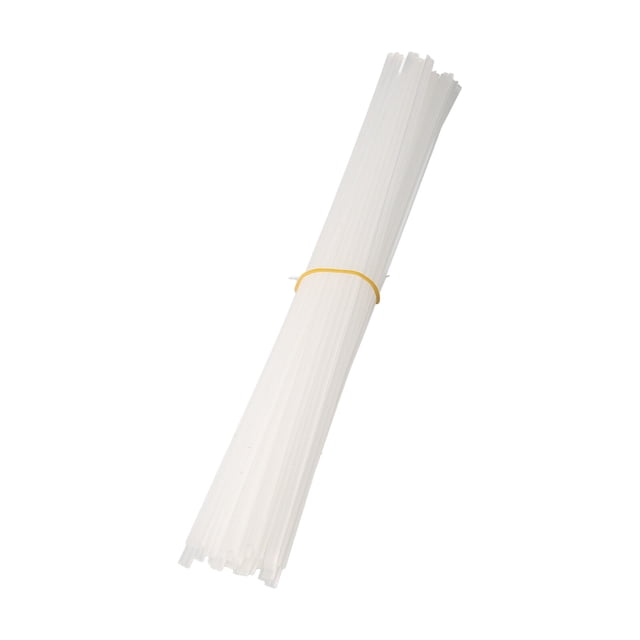 Graflsoa 40PCS Polypropylene Welding Rods for Plastic Repair, 25cm Length, Black/White Options, Ideal for Automotive and Plastic Welding Projects