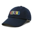 thumbnail image 4 of DALIX Weekend Baseball Cap Embroidered Hat in Navy Blue, 4 of 6