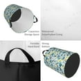 thumbnail image 2 of Lsque Floral In Blue Pattern Laundry Hamper Basket, Tall Woven Rope Hamper Basket for Clothes, Lightweight Storage Basket, Collapsible Waterproof-, 2 of 6