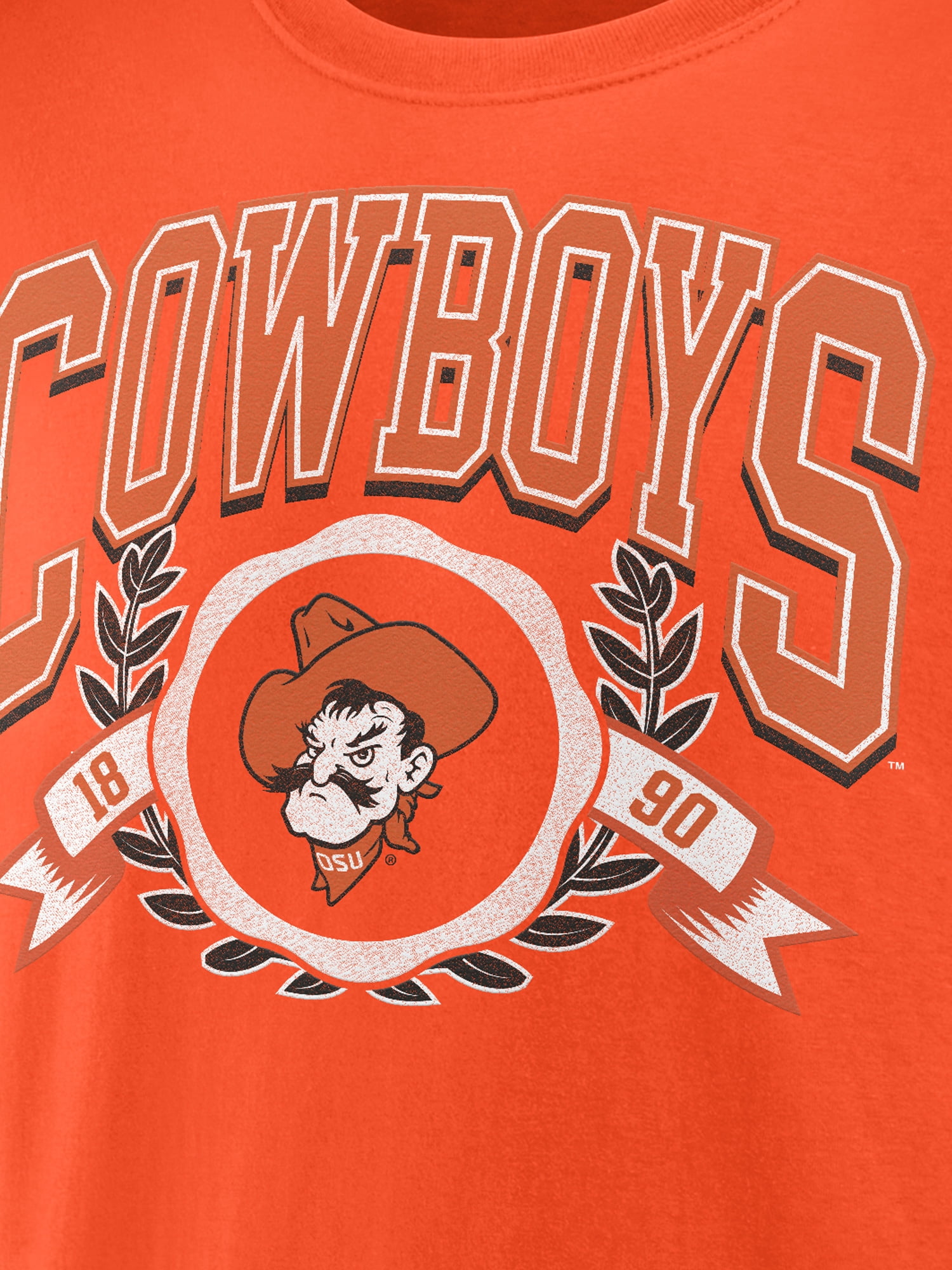 NCAA Oklahoma State Cowboys Men's Cotton Orange Short Sleeve T-Shirt