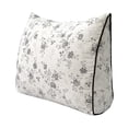 thumbnail image 3 of YingYouFu Printed 100 Percent Cotton Wedge Pillow, Soft Back Support Cushion for Sofa Bed Chair, Comfortable Triangle Lumbar Pillow for Living Room Bedroom, 3 of 5
